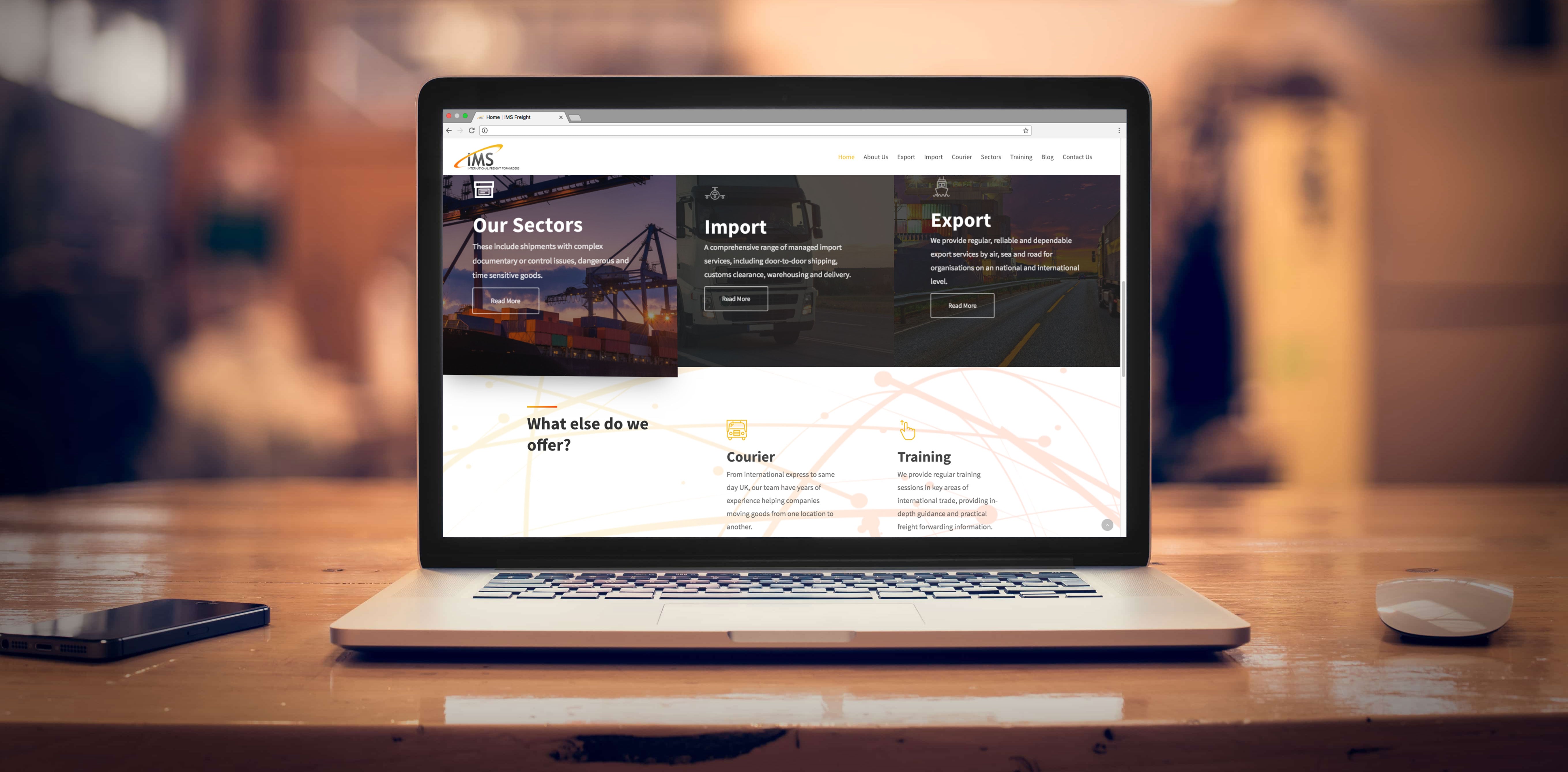 The new IMS Freight website has launched